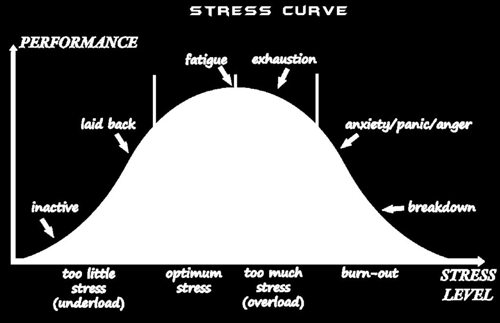 Stress is the way our body reacts to the demands made upon us by the environment, our relationships and the