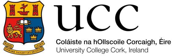 School of Food and Nutritional Sciences University College Cork College Road,