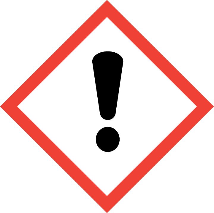 2 Label elements Signal word: Hazard statements: Supplemental Information: Precautionary statements: Warning H35, Causes skin irritation. H37, May cause an allergic skin reaction.