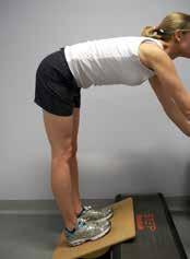 Hamstrings muscles may often be tight when calf muscles are tight. Do not attempt this exercise if you have back pain.