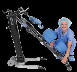 (1220 mm x 430 mm): Provides excellent C-arm and O-arm access Patient Weight Capacity: 500 lbs (227 kg) Saves Space: