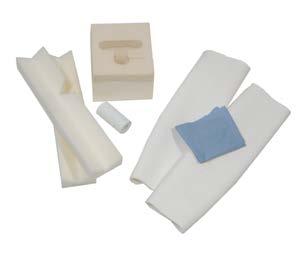 Bow Frame Skin Care Covers Kit $480 #A-70810 Skin Care Cover disposables are for use with the Allen Bow Frame. They are comprised of moisture-absorbing foam and a low shear backing.