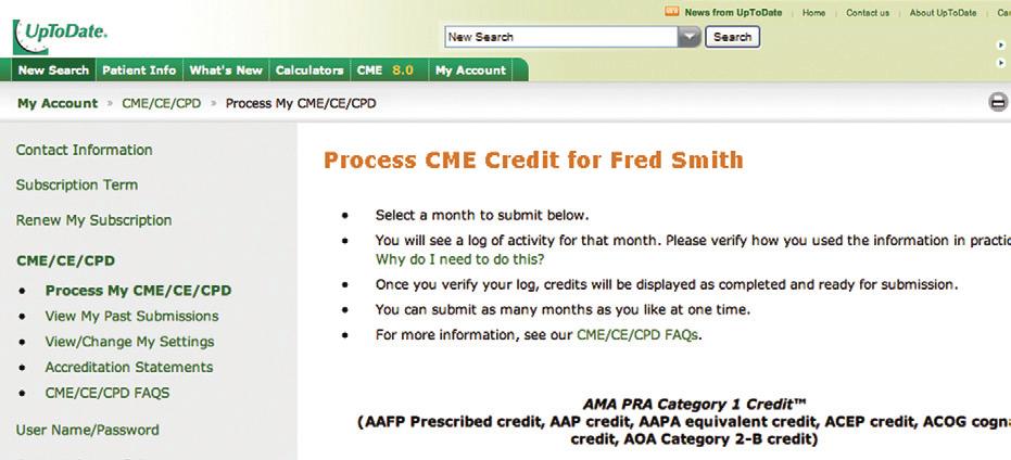 STEP 3: Redeem your CME/CE/CPD credit.