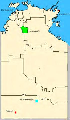 GP Practice Location and Attendance Data GP Practices Primary health care services across the NT are provided in a variety of settings including private GP practices, Aboriginal Medical