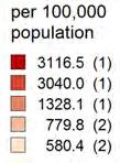 9 All Hospitalisation per 1000 Population Source: Li et al 37 Figure 5.