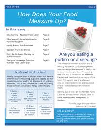 2.3: Goal Setting Activity Getting Ready Appendix 2C Goal Setting Time Required 5 minutes How Does Your Food Measure Up? 1.