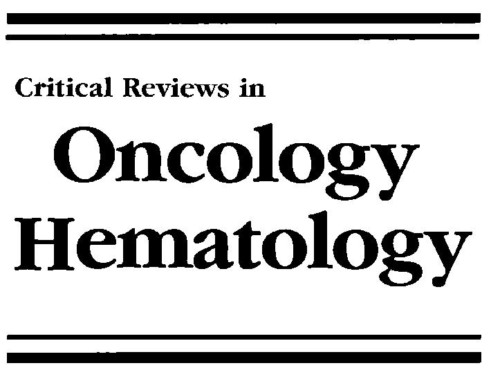 Critical Reviews in Oncology/Hematology 33 (2000) 99 103 www.elsevier.