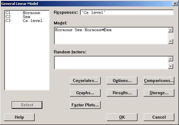 A standard MINITAB screen consists of two windows, a worksheet similar to EXCEL where data is entered and a session window where the results of the analysis are shown.