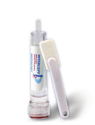 INTERCEPT i2 Oral Fluid Collection Device For 2 years, OraSure Technologies has led the oral fluid drug testing industry