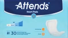 PADS, GUARDS & WASHCLOTHS 7 ATTENDS SHAPED PADS Heavy Incontinence BEST SECURE ADHESIVE PATCH Super 24.