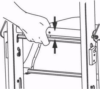 Fig. 5 Operating head and foot end extending handles Figs. 5 & 6 (above) Fig 6 Carrying the patient downstairs Fig.