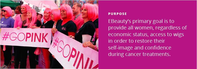 PAY IT FORWARD WITH: EBEAUTY: WIG EXCHANGE PROGRAM EBeauty Community is proud to offer a national online wig exchange program through which women can donate wigs they no longer need to others who are