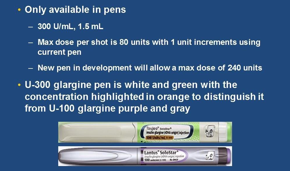 U-300 Insulin Glargine 1. http://www.pdr.net/full-prescribing-information/toujeo?druglabelid=3688.