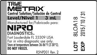 How to Test Control Solution Use ONLY McKesson TRUE METRIX Control Solution with the McKesson TRUE METRIX PRO Professional Monitoring Blood Glucose Meter and Test Strips. 1.