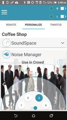 Noise Manager Noise Manager allows you to adjust the settings and microphone direction for multiple noise types in