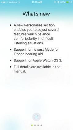 Re-connecting your hearing aids to your Apple Device When you turn off your hearing aids or Apple device, they will no longer be connected to one another.