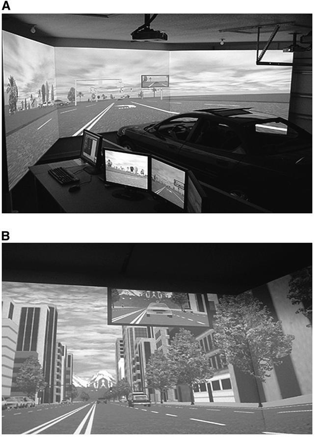 PTSD/TBI Simulated Driving PTSD/TBI veterans (n=18) compared to healthy controls (n=20) Drove 15 min route with intersections Driving errors