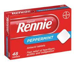 RENNE What Rennie Soft Chews contains: Each tablet