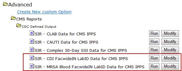 NHSN Analysis Tools (continued) SIRs are calculated for each hospital and LabID event type