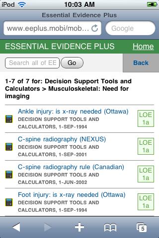 Decision Support Tools More than 225 calculators are provided that are designed to help estimate the likelihood of a diagnosis, calculate a patient s risk for disease, estimate a prognosis, or