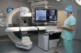 performed using a robotic multi-axis angiography