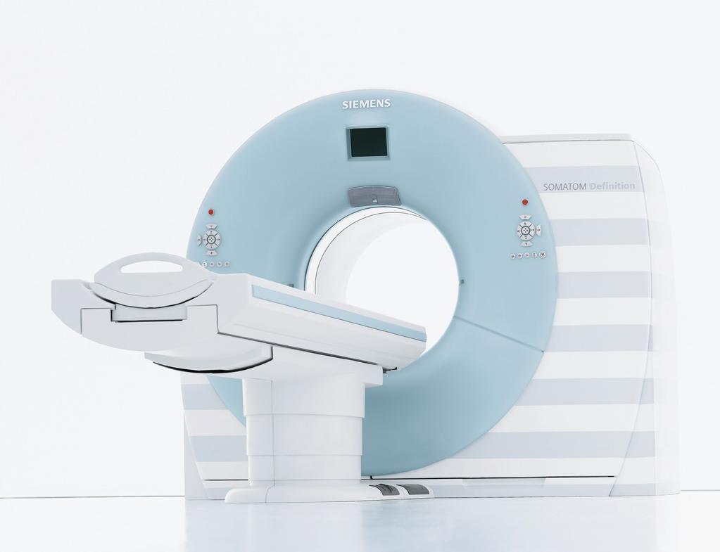 Dual Source CT for Dual Energy CT Angiography (DECTA) Our DECT consists of two groups tube-detector (Dual Source CT) placed othogonal to one another and collocated in the same rotating gantry