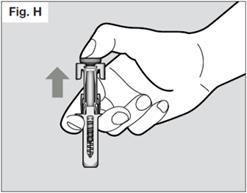 If the needle is still exposed proceed carefully, and place the syringe into the sharps container to avoid injury with the needle (see STEP 7).