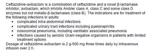 News from EUCAST Breakpoints for Ceftazidime-Avibactam OK