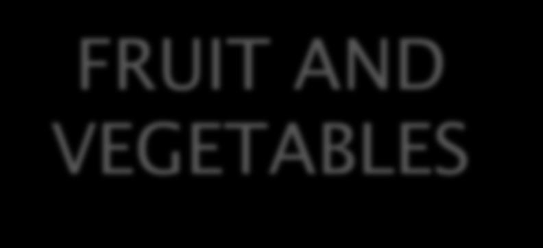 FRUIT AND