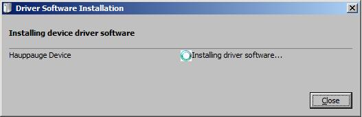 4. When this window appears and device is Ready to