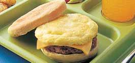 Patties & Omelets 1 patty =.75 oz. meat alternate. NUTRITIONAL INFORMATION: Calories 60, Calories from fat 40, Total fat 4.