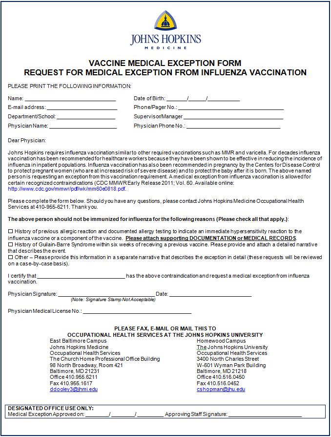 Mandatory Influenza Vaccination Page 8