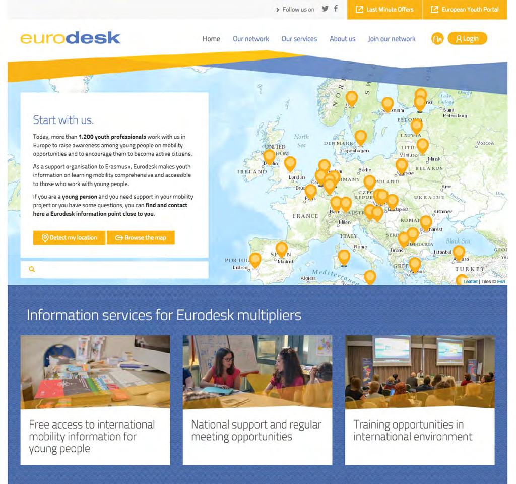 Country of the month is a new idea, starting from this month. During the year, we will introduce a Eurodesk country in every issue of the newsletter.