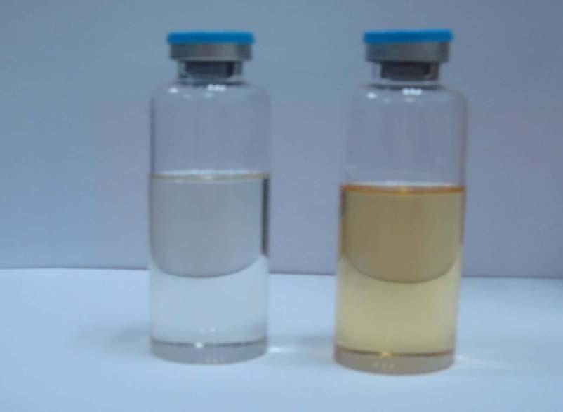 Purpose on setting up or modifying these tests Colour: lighter than yellow #2 (common test method in CHP 2015) Polyosrbate 80 is colourless come from raw materials with high purity.
