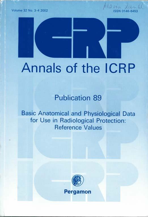 Reference Male and Reference Female ICRP has specified their main
