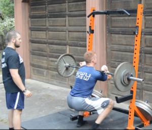 Front Squat Main Work This may be the single best lift for rowing performance.