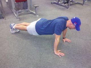 Workout C Power Lock Eccentric Pushup Start in the regular pushup position, keeping your abs