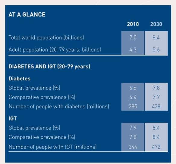 IDF Diabetes Atlas 2009: Global