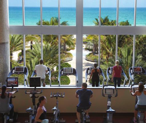 SPA, FITNESS & WELLNESS Our expansive, multi-story integrated wellness space, the largest in South Florida, is surrounded by breathtaking views of the Atlantic Ocean.