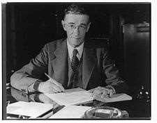 Vannevar Bush Head of the Office of Science and Research Development Involved in many WWII activities In 1945 he wrote the