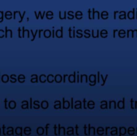 remains and if there are metastases Modify therapy