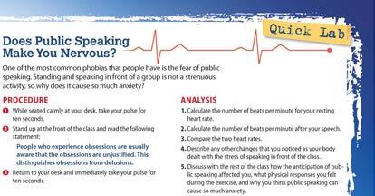 Reading Check Analyze How are anxiety
