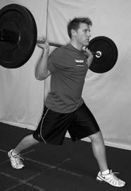 Split Squat is considered a single leg lift must be done first prior to any other leg work for safety reasons single leg strength is highly correlated to speed, this is the most specific of the