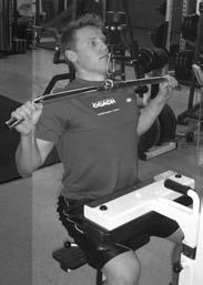 Lat Pull Downs This exercise is also done on a universal machine and can be done seated or kneeling.