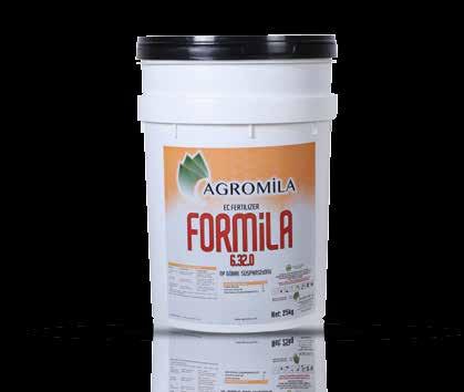 FORMİLA (6.32.0) FORMİLA is a drip fertilizer with high phosphorus content that you can safely apply particularly during the flowering period of the plant.