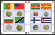 40e World Heritage-Greece Prestige Booklet with 4 25 Bklt. Panes of 4 & 2 30 Bklt. Panes of 4.. 20.75 352a-f 25-30 Set of 6 Singles from Prestige Booklet 8.50 353-54 55-1.
