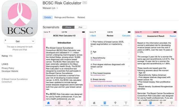 High breast density masks interval invasive tumors BCSC Risk Calculator FREE iphone & ipad app BIRADS Screen- Interval cancer* Density detected Film Digital a 1.2 0.1 0.14 b 2.3 0.6 0.33 c 3.2 0.80 d 4.