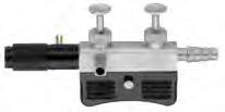 Double trumpet valve w/ ergonomic dismountable plate  Pistol handle