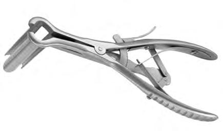 SPECIALTY ITEMS Gall Bladder extractor 5090 WL 70 mm Cholangiography forceps 5101 Fan Retractors, fixed 5 mm x 340 mm