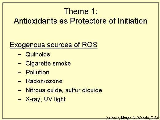 23. Theme 1: Antioxidants as